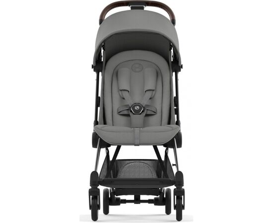 Коляска Cybex Coya Chrome Dark Brown Mirage Grey (522004395), изображение 3 Коляска Cybex Coya Chrome Dark Brown Mirage Grey (522004395), изображение 3