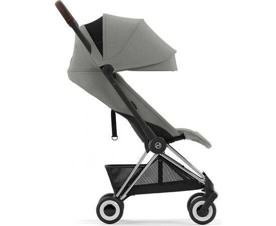 Коляска Cybex Coya Chrome Dark Brown Mirage Grey (522004395), изображение 5 Коляска Cybex Coya Chrome Dark Brown Mirage Grey (522004395), изображение 5
