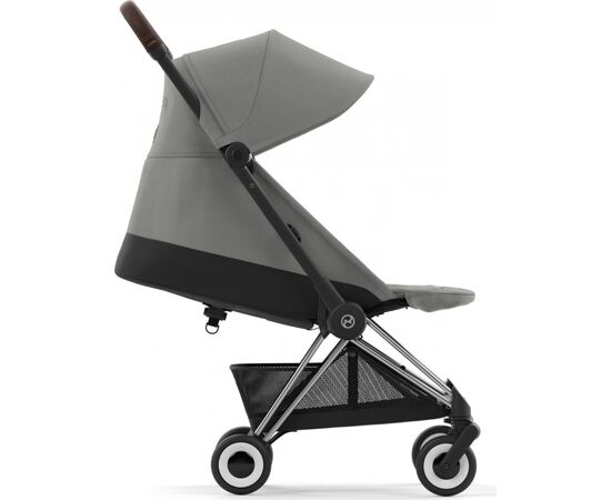 Коляска Cybex Coya Chrome Dark Brown Mirage Grey (522004395), изображение 6 Коляска Cybex Coya Chrome Dark Brown Mirage Grey (522004395), изображение 6