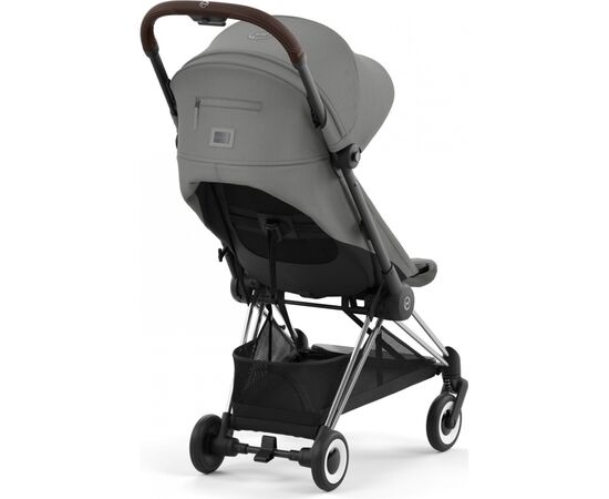 Коляска Cybex Coya Chrome Dark Brown Mirage Grey (522004395), изображение 7 Коляска Cybex Coya Chrome Dark Brown Mirage Grey (522004395), изображение 7