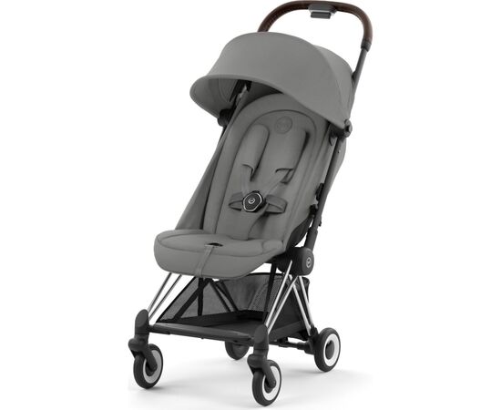 Коляска Cybex Coya Chrome Dark Brown Mirage Grey (522004395)