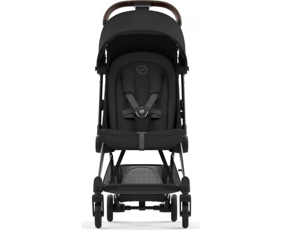 Коляска Cybex Coya Chrome Dark Brown Sepia Black (522004385), изображение 3 Коляска Cybex Coya Chrome Dark Brown Sepia Black (522004385), изображение 3