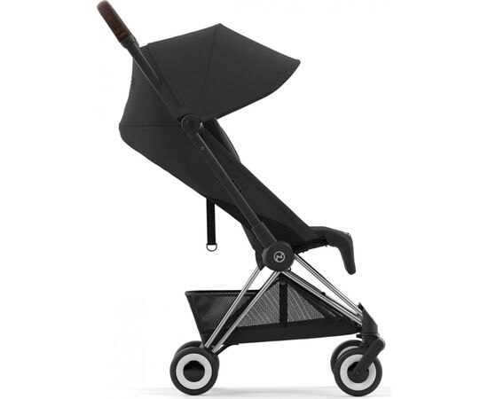 Коляска Cybex Coya Chrome Dark Brown Sepia Black (522004385), изображение 4 Коляска Cybex Coya Chrome Dark Brown Sepia Black (522004385), изображение 4