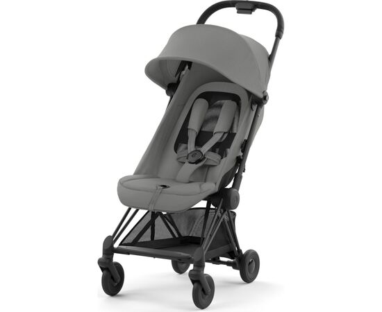 Коляска Cybex Coya Matt Black Mirage Grey (522004325), изображение 2 Коляска Cybex Coya Matt Black Mirage Grey (522004325), изображение 2
