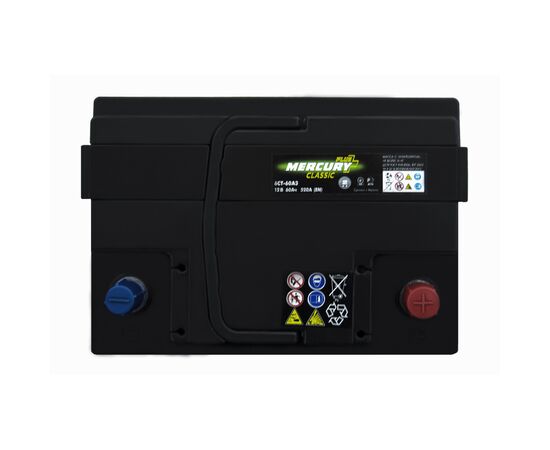 Аккумулятор автомобильный MERCURY battery CLASSIC Plus 60Ah (P47295), изображение 3 Аккумулятор автомобильный MERCURY battery CLASSIC Plus 60Ah (P47295), изображение 3