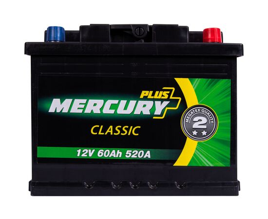 Аккумулятор автомобильный MERCURY battery CLASSIC Plus 60Ah (P47295), изображение 4 Аккумулятор автомобильный MERCURY battery CLASSIC Plus 60Ah (P47295), изображение 4