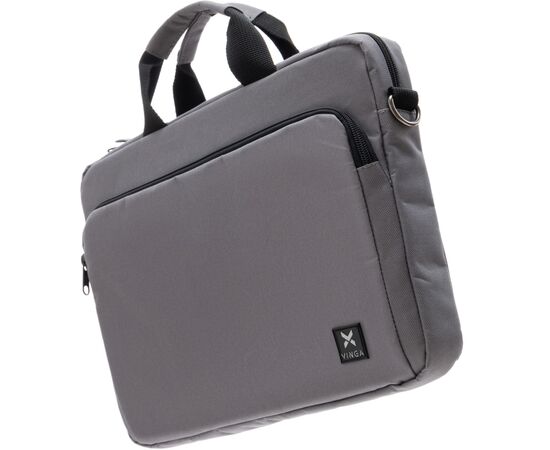 Сумка для ноутбука Vinga 15.6" NB1530 gray (NB1530GR), изображение 5 Сумка для ноутбука Vinga 15.6" NB1530 gray (NB1530GR), изображение 5