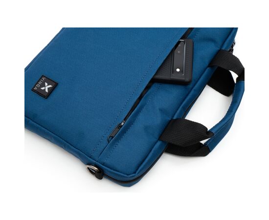 Сумка для ноутбука Vinga 13" NB1302 blue (NB1302BL), изображение 6 Сумка для ноутбука Vinga 13" NB1302 blue (NB1302BL), изображение 6