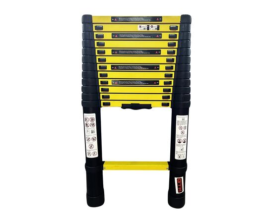 Лестница GTM телескопическая 13ст. 3,8м (KME1038Y/881038), изображение 2