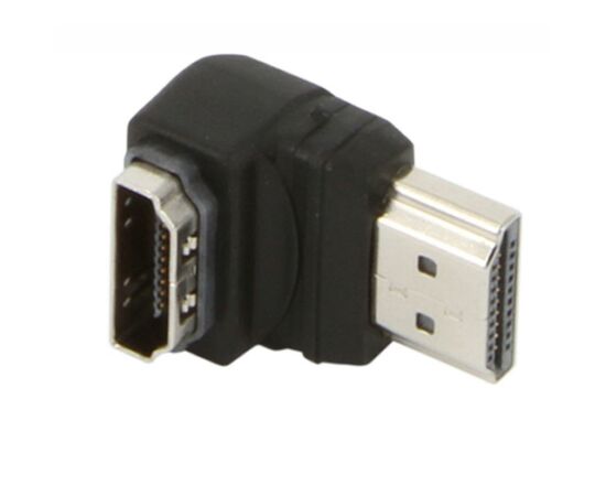 Перехідник HDMI A to HDMI A кут 90° Prolink (PB003), зображення 2 Перехідник HDMI A to HDMI A кут 90° Prolink (PB003), зображення 2