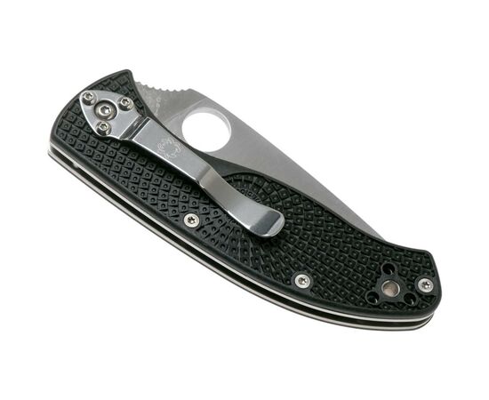 Нож Spyderco Tenacious Black Blade FRN серрейтор (C122SBBK), изображение 7 Нож Spyderco Tenacious Black Blade FRN серрейтор (C122SBBK), изображение 7