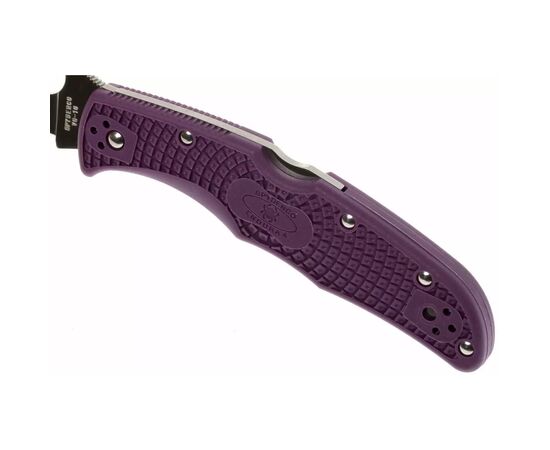 Нож Spyderco Endura 4 Flat Ground Purple (C10FPPR), изображение 5 Нож Spyderco Endura 4 Flat Ground Purple (C10FPPR), изображение 5