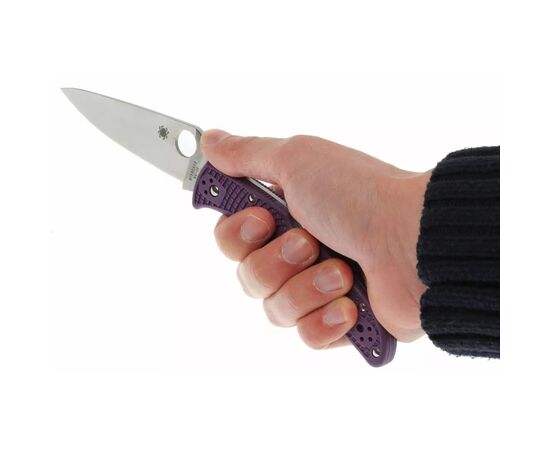 Нож Spyderco Endura 4 Flat Ground Purple (C10FPPR), изображение 8 Нож Spyderco Endura 4 Flat Ground Purple (C10FPPR), изображение 8