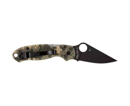 Нож Spyderco Para 3 Black Blade G10 Camo (C223GPCMOBK), зображення 2 Нож Spyderco Para 3 Black Blade G10 Camo (C223GPCMOBK), зображення 2