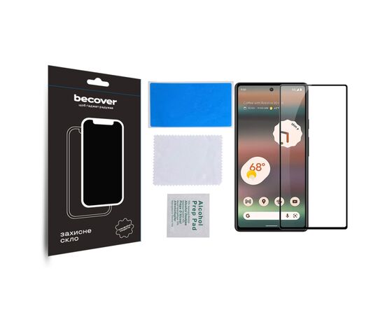 Скло захисне BeCover Google Pixel 7a Black (709767), зображення 3 Скло захисне BeCover Google Pixel 7a Black (709767), зображення 3