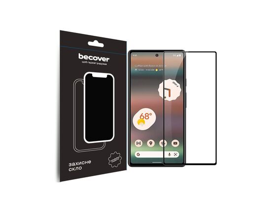 Стекло защитное BeCover Google Pixel 7a Black (709767)