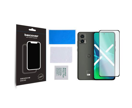 Скло захисне BeCover Motorola Edge 30 Neo Black (709730), зображення 3 Скло захисне BeCover Motorola Edge 30 Neo Black (709730), зображення 3