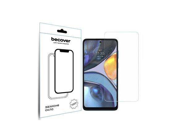 Скло захисне BeCover Motorola Moto E32s 3D Crystal Clear Glass (709734)