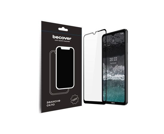 Стекло защитное BeCover Nokia C21 Black (709741)