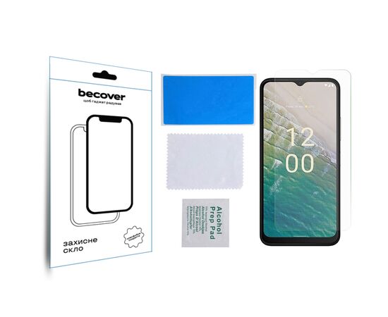 Скло захисне BeCover Nokia C32 3D Crystal Clear Glass (709740), зображення 3 Скло захисне BeCover Nokia C32 3D Crystal Clear Glass (709740), зображення 3