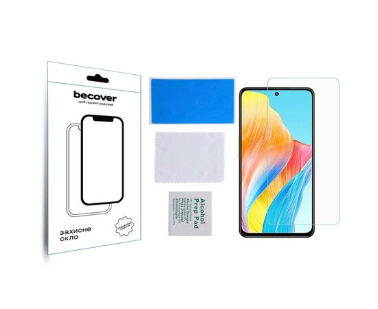 Скло захисне BeCover Oppo A98 5G 3D Crystal Clear Glass (709773), зображення 3 Скло захисне BeCover Oppo A98 5G 3D Crystal Clear Glass (709773), зображення 3