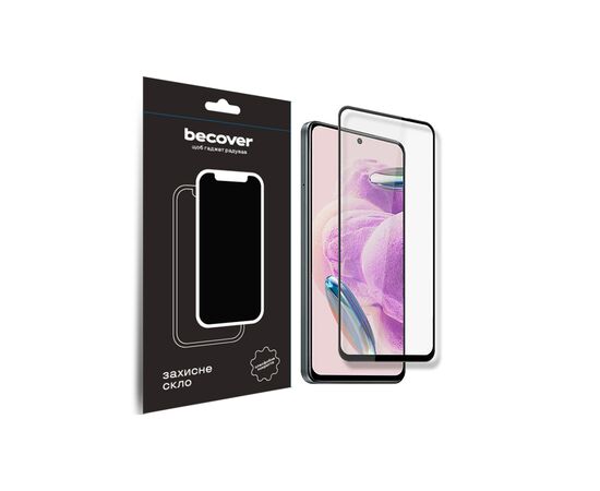 Скло захисне BeCover Xiaomi Redmi Note 12S Black (709751)