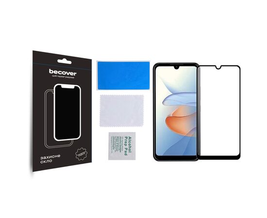 Скло захисне BeCover ZTE Blade L220 Black (709758), зображення 3 Скло захисне BeCover ZTE Blade L220 Black (709758), зображення 3