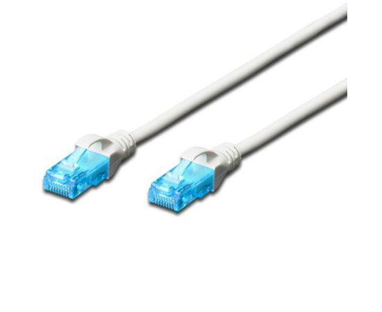 Патч-корд Digitus 1м, cat.5e, UTP, AWG 26/7, white (DK-1511-010/WH)