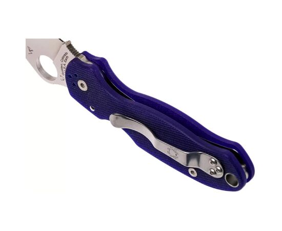 Нож Spyderco Para 3 G10 S110V Dark Blue (C223GPDBL), изображение 6 Нож Spyderco Para 3 G10 S110V Dark Blue (C223GPDBL), изображение 6