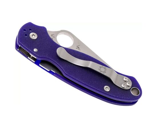 Нож Spyderco Para 3 G10 S110V Dark Blue (C223GPDBL), изображение 7 Нож Spyderco Para 3 G10 S110V Dark Blue (C223GPDBL), изображение 7