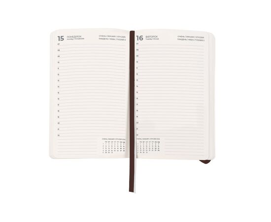 Тижневик Axent 2024 Partner Soft Diamond 145 х 210, коричневий (8818-24-19-A), зображення 3 Тижневик Axent 2024 Partner Soft Diamond 145 х 210, коричневий (8818-24-19-A), зображення 3