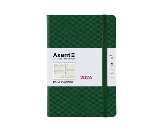 Тижневик Axent 2024 Partner Soft Diamond 145 х 210, смарагдовий (8818-24-55-A)