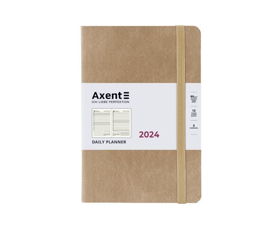 Тижневик Axent 2024 Partner Soft Nuba 145 х 210, мигдалевий (8817-24-59-A)