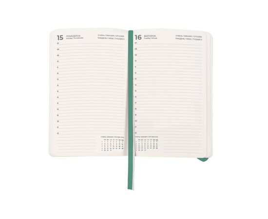 Еженедельник Axent 2024 Partner Soft Nuba 145 х 210, серо лазурный (8817-24-48-A), изображение 3 Еженедельник Axent 2024 Partner Soft Nuba 145 х 210, серо лазурный (8817-24-48-A), изображение 3