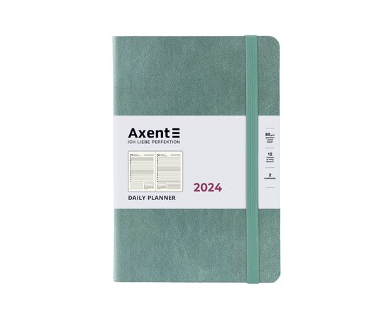 Еженедельник Axent 2024 Partner Soft Nuba 145 х 210, серо лазурный (8817-24-48-A)