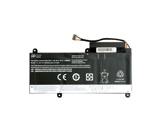 Аккумулятор для ноутбука Lenovo ThinkPad E450 (45N1754) 11.3V 3600mAh PowerPlant (NB480784)