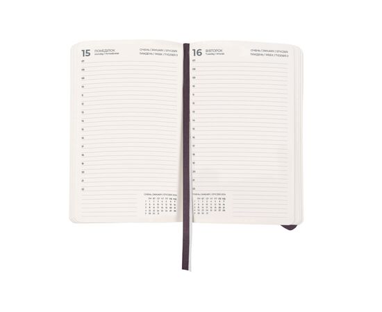 Еженедельник Axent 2024 Partner Soft Skin 145х210, черный (8810-24-01-A), изображение 3