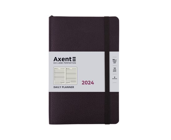 Тижневик Axent 2024 Partner Soft Skin 145 х 210, чорний (8810-24-01-A)