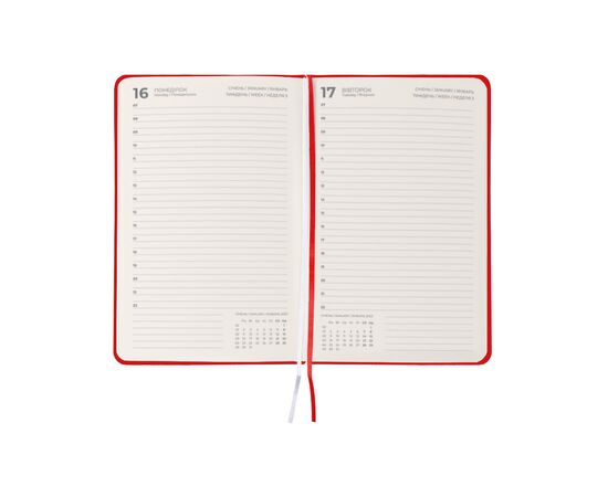 Еженедельник Axent 2024 Partner Strong 145 х 210, красный (8819-24-05-A), изображение 2 Еженедельник Axent 2024 Partner Strong 145 х 210, красный (8819-24-05-A), изображение 2