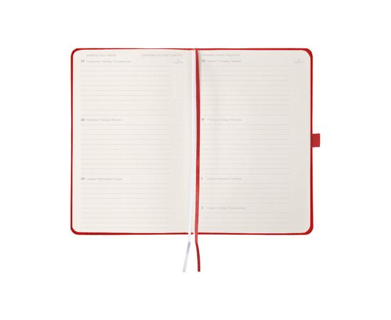 Еженедельник Axent 2024 Partner Lines 125х195, ярко красный (8515-24-54-A), изображение 2 Еженедельник Axent 2024 Partner Lines 125х195, ярко красный (8515-24-54-A), изображение 2