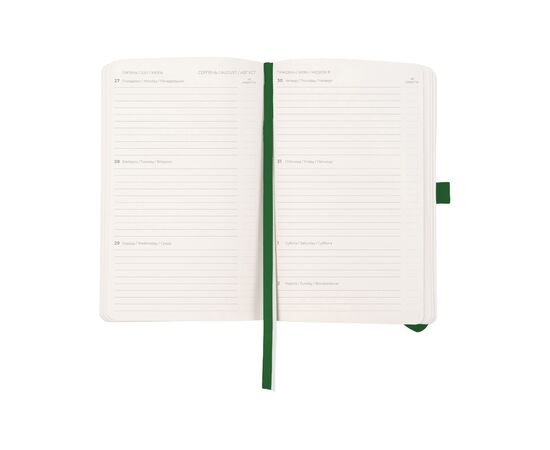 Еженедельник Axent 2024 Partner Soft Diamond 125 х 195, изумрудный (8518-24-55-A), изображение 2 Еженедельник Axent 2024 Partner Soft Diamond 125 х 195, изумрудный (8518-24-55-A), изображение 2