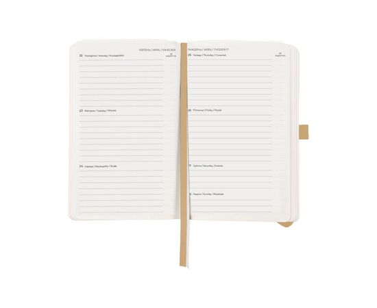 Еженедельник Axent 2024 Partner Soft Nuba 125 х 195, миндальный (8517-24-59-A), изображение 3 Еженедельник Axent 2024 Partner Soft Nuba 125 х 195, миндальный (8517-24-59-A), изображение 3