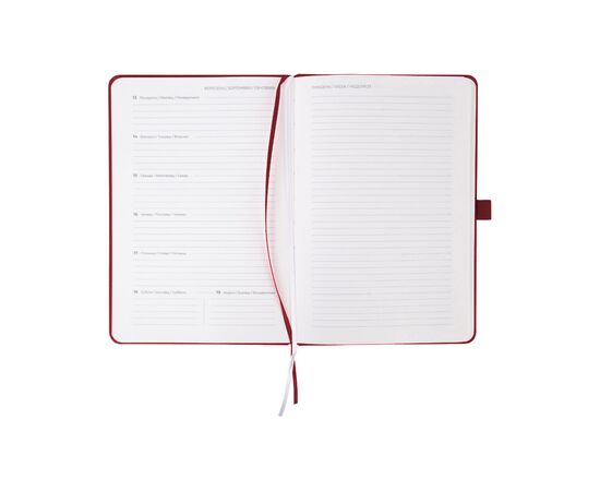 Еженедельник Axent 2024 Prime Strong 145 х 210, винный (8507-24-46-A), изображение 2