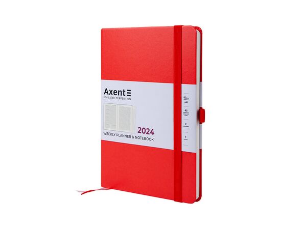 Еженедельник Axent 2024 Prime Strong 145 х 210, красный (8507-24-05-A)