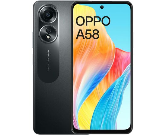 Мобильный телефон Oppo A58 8/128GB Glowing Black (OFCPH2577_BLACK)