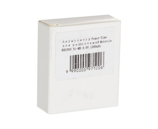 Аккумуляторная батарея Motorola EM1000 Ni-MH 3.6V 1100mAh Power-Time (PTM-5428), изображение 5 Аккумуляторная батарея Motorola EM1000 Ni-MH 3.6V 1100mAh Power-Time (PTM-5428), изображение 5
