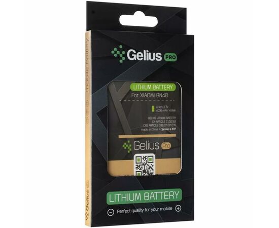 Аккумуляторная батарея для телефона Gelius Pro Xiaomi BN48 (Redmi Note 6 Pro) (00000077394), изображение 3 Аккумуляторная батарея для телефона Gelius Pro Xiaomi BN48 (Redmi Note 6 Pro) (00000077394), изображение 3