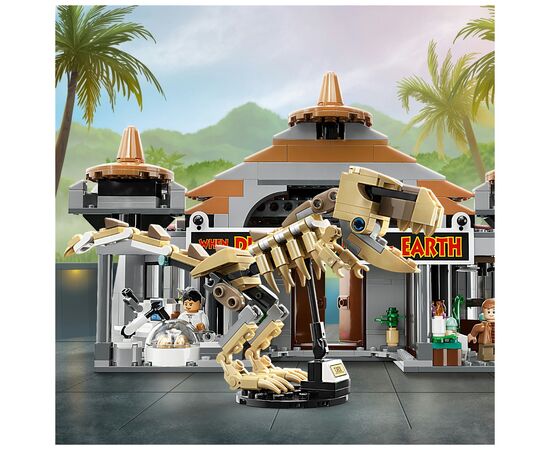 Конструктор LEGO Jurassic World Центр посетителей: Атака тиранозавра и раптора 693 детали (76961), изображение 7 Конструктор LEGO Jurassic World Центр посетителей: Атака тиранозавра и раптора 693 детали (76961), изображение 7