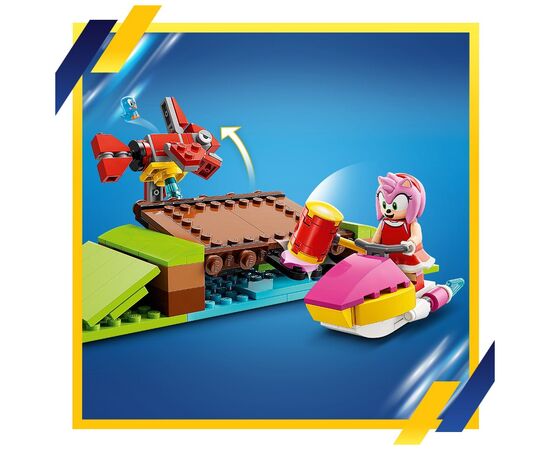 Конструктор LEGO Sonic the Hedgehog Соревнования петли Соника на зеленом холме 802 детали (76994), изображение 8 Конструктор LEGO Sonic the Hedgehog Соревнования петли Соника на зеленом холме 802 детали (76994), изображение 8
