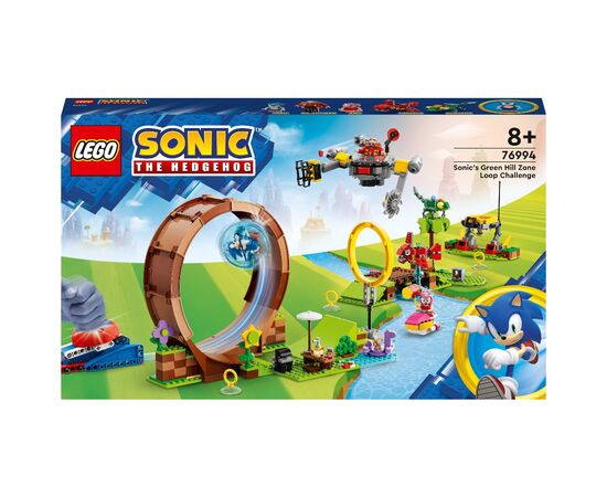 Конструктор LEGO Sonic the Hedgehog Соревнования петли Соника на зеленом холме 802 детали (76994)